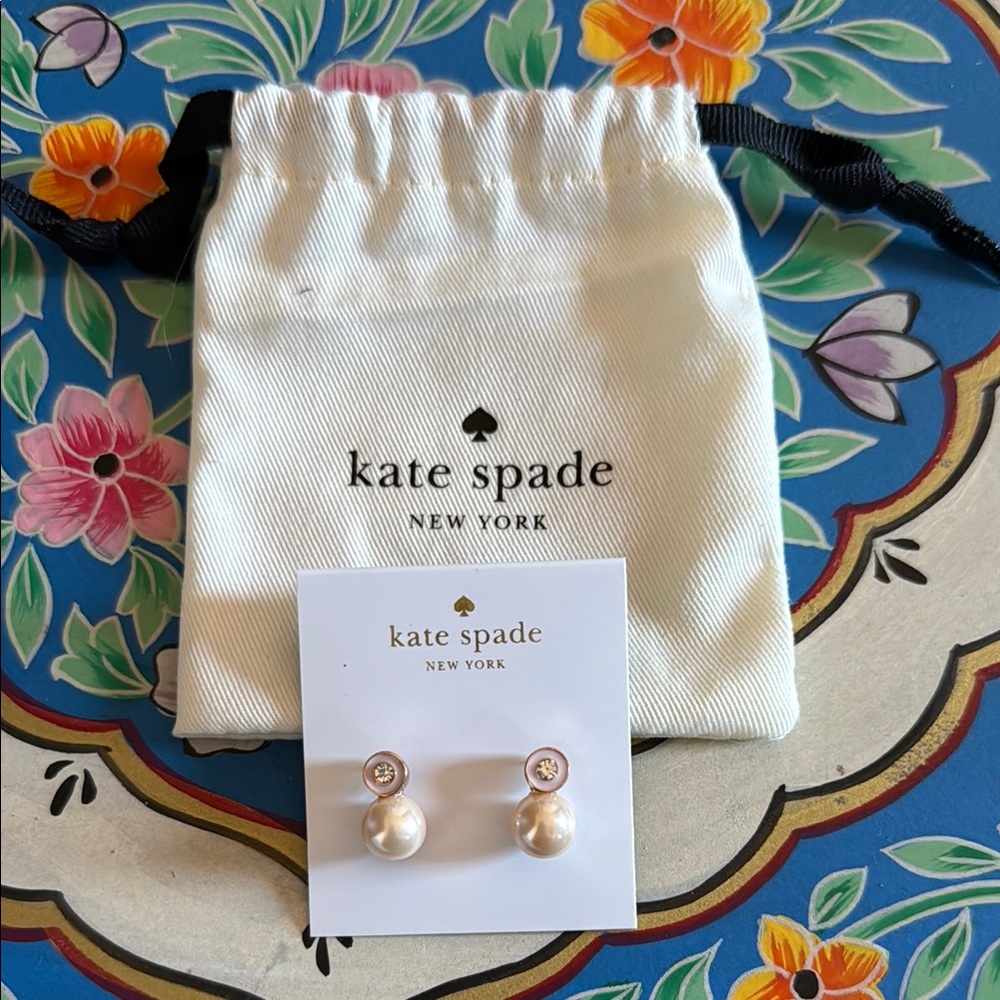 Kate Spade Pearl Stud Earrings